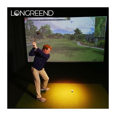 China Indoor LONGREEND Golf Simulator Equipment Full Automatic Ball Home System Custom Golf Application for sale