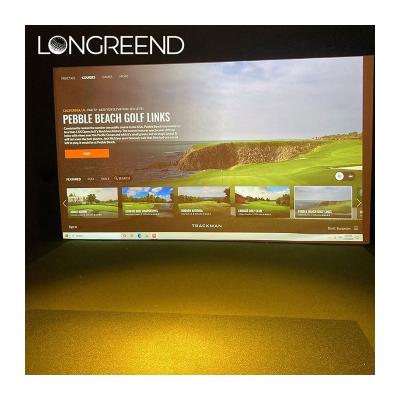 China LONGREEND Indoor Golf Is Suitable For Beginners Golf Training Infrared Golf Simulator Customized Size for sale