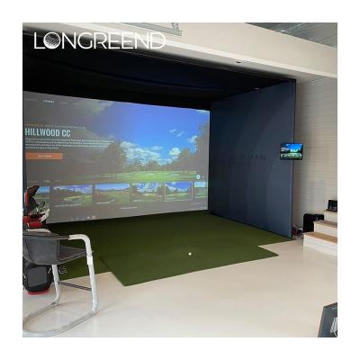 China LONGREEND Indoor Golf Remote Tips To Install Indoor Infrared Golf Simulator Customized Size for sale