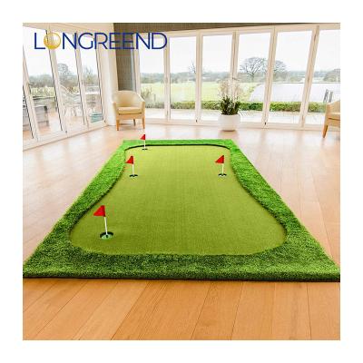 China LONGREEND Golf Artificial Putting Greens Customized Sizes For Indoor And Outdoor Practice Greens Custom Golf Size for sale