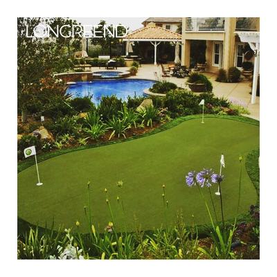 China LONGREEND Mini Turf Golf Putting Green Mat Artificial Turf Golf Course Customized Size for sale