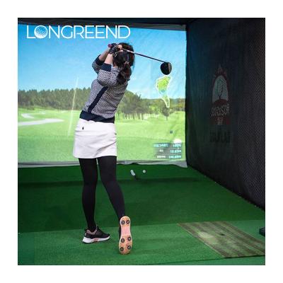 China LONGREEND simulated private golf indoor golf indoor golf longreend simulated custom size for sale