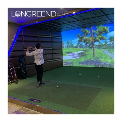 China Indoor Golf Simulator Equipment Automatic Ball Home Return System Custom LONGREEND Golf Application for sale