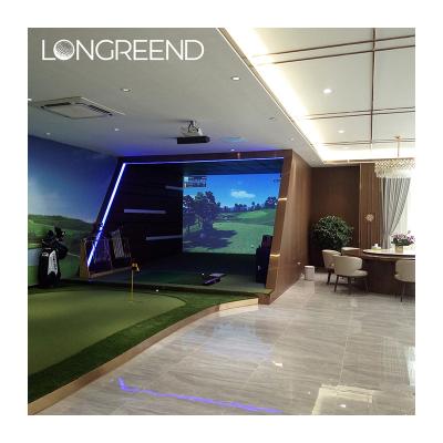 China LONGREEND HD Golf Simulator Indoor Golf Simulated Golf Custom Application for sale