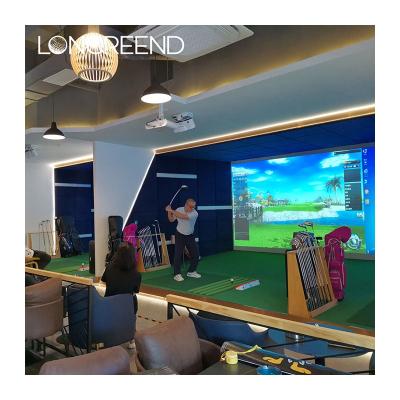 China LONGREEND most accurate golf simulator split high speed camera golf club indoor golf custom application for sale