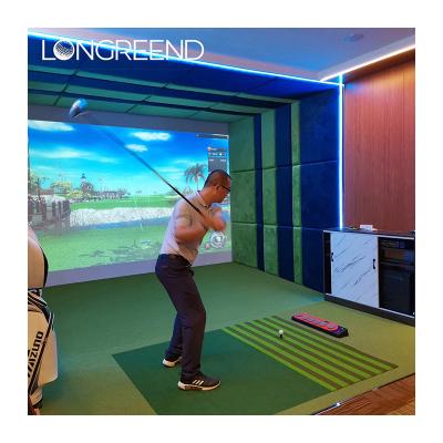 China A LONGREEND Golf Club Commercial Operation City Golf Simulator Indoor Bar Simulated Custom Application for sale