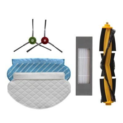 China Household Factory Vacuum Cleaner Parts Accessories Set for Ecovacs OZMO950 920 Vacuum Cleaner Filters, Side Brushes, Main Brush and Broom for sale