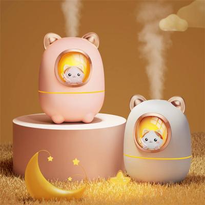 China Car Lovely Style Cute Decoration Design Kitty Humidifier 200ml Usb Mini Aroma Diffuser For Home Car Office for sale