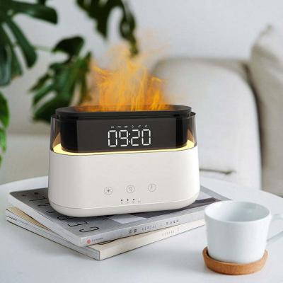 China Car Smart Design Newest Flame Humidifier Alarm Color Ultrasonic Essential Oil 180ml Portable Type-C Aroma Diffuser for sale