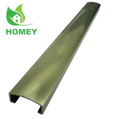 China Modern Different Color U-shaped Edging Table Aluminum Wall Trim for sale