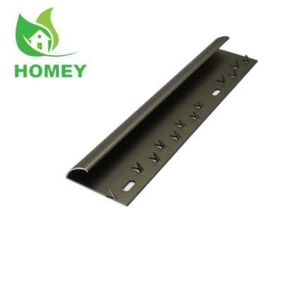 China Modern Price Metal Tile Aluminum Curved Corner Corner Trim Trim for sale