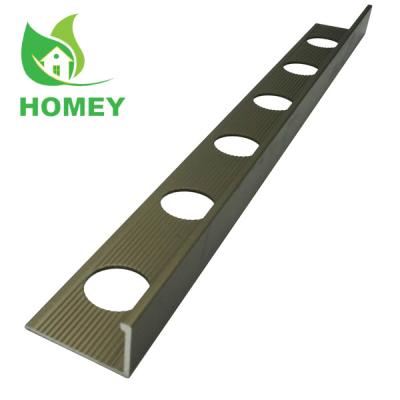 China 2020 Modern UK Market L Shape Profile Strip Aluminum Mirror Tile Polishing Corner Trim for sale