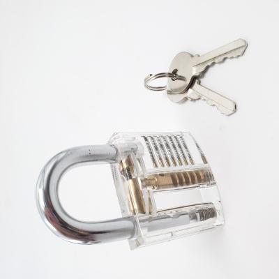 China Lock Picking Practice For Locksmith Hot Sale Locksmith Picking Practice Custom Transparent Picking Zipper Lock for sale