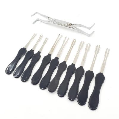 China Open Car Maker Supply GOSO 10 Pieces Locksmith Stainless Steel High Quality Durable Car Tools for sale