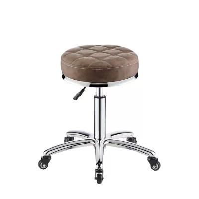 China Factory Wholesale Price Modern Velvet Seat Wooden Stools Chair High Bar Stools for sale