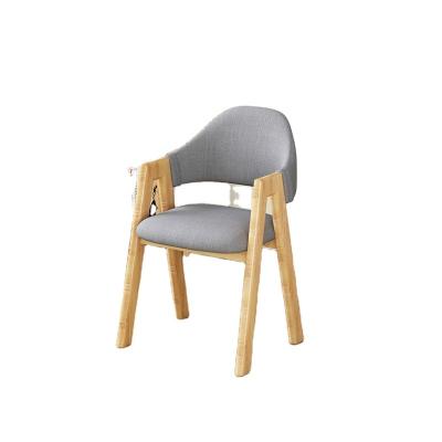 China Modern Hot Selling Fabric Material Dining Chairs Wooden Chairs Sneak Dining Chair for sale