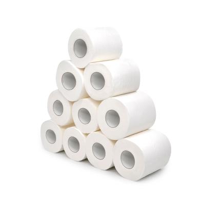 China Virgin Wood Pulps Soft 3ply Roll Bulk Toilet Paper Cheap Bathroom Tissue for sale