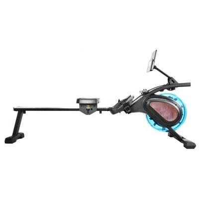 China Fitness Equipment Latest Water Rower Universal Smart Commercial Gym Cardio Machine Home Indoor Water Rowing Machine With Vertical Tank for sale