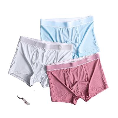 China Breathable Low Price Cotton Soft Underwear For Men Fashion Mens Solid Color Wholesale Boxers for sale