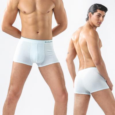 China Breathable Hot Selling Organic Classic Empty White 4 Pack Cotton Fabric Underwear Sets for sale