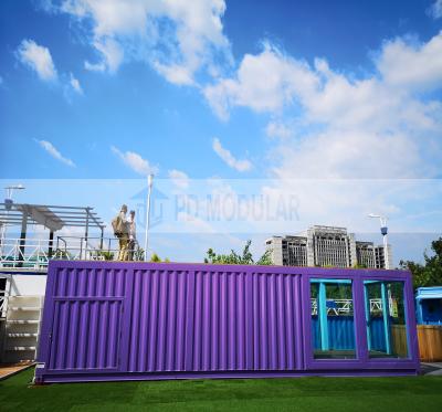 China 20ft Kit Swimming Pool PD03 40ft Portable Shipping Container Pool for sale