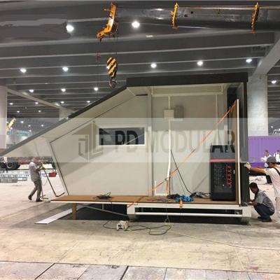 China Prefab Folding Carport 40 FT China Expandable Folding Container House for sale