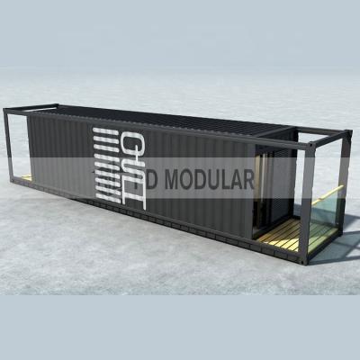 China Modern Minimalist Modular Prefab Steel Frame House Luxury Modular Modern Container Home For Family Or Student for sale