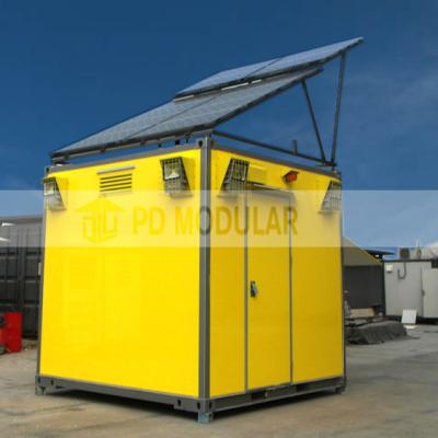 China Steel Structure 2019 New Design Prefab Modern Telecommunication Equipment Shelter for sale