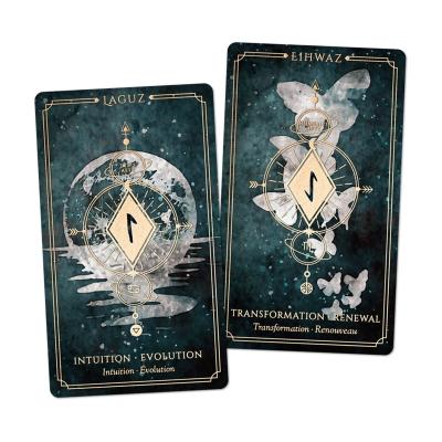 China Wholesale Printing Custom Motivational Inspirational Positive Tarot Cards Affirmation Cartas Oracle Decks Decks Paper Set With Guidebook for sale