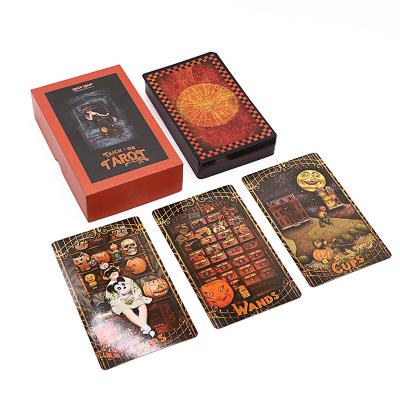 China Gift Spirit Halloween Tarot Cards Halloween Tarot Decks The Halloween Oracle for sale