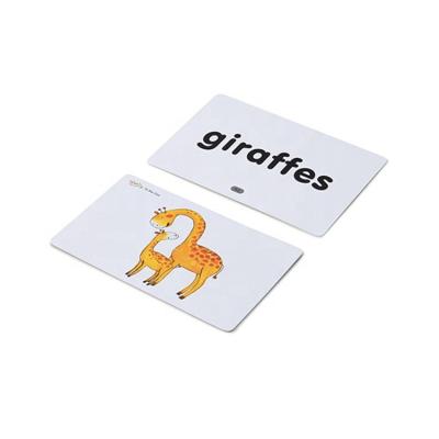 China Kids Education Action Flashcards Addition and Subtraction Animal Flash Cards for Toddlers for sale