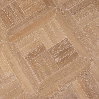 China Hot Selling Waterproof Wear Resistant Anti-Slip OEM Customized Fashion Parquet Oak Wood Indoor Eco-Friendly Flooring Engineered for sale