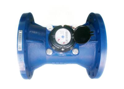 China Industrial Vane Wheel Water Flow Rate Meter , Digital Woltman Water Flow Meter for sale