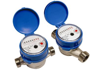 China Brass Single Jet Super Dry Water Meter / Cold Water Meter DN15mm for sale