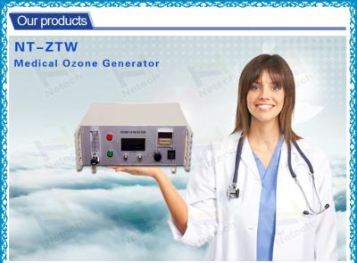 China Laboratory Ceramic air purifier Ozone Generator With Meter / medical ozone machines for sale