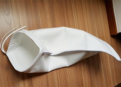 China Anti Static Filter Polyester Liquid Filter Bag , ISO 1mm Thickness Water Filter Bag for sale