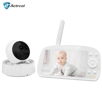 China PAN-TILT VOX High Quality Mode 5.5 Inch Colorful Display IR Detection Night Vision PTZ 720P 1080P Smart Baby Monitor Crying With Screen for sale