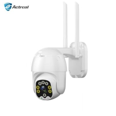 China Human Motion Tracking Waterproof Mobile Control 1080P Color Night Vision Wireless Network Dome CCTV PTZ WiFi Two Way Audio Outdoor IP Security Camera for sale