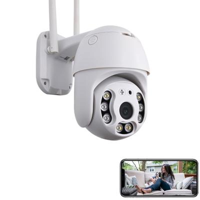 China PAN-TILT 3MP Color Night Vision Motion Pan Tilt Smart Life IP Cam WiFi Tuya Auto Trail Waterproof Outdoor Security Camera for sale