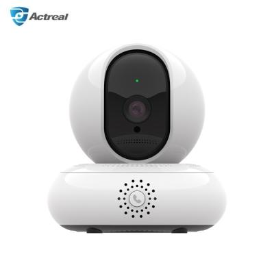 China PAN-TILT 360 Degree Rotating One Button Calls Wide View Angle Smart Baby Monitor Radio Home IP Camera with LINUX Operation System for sale