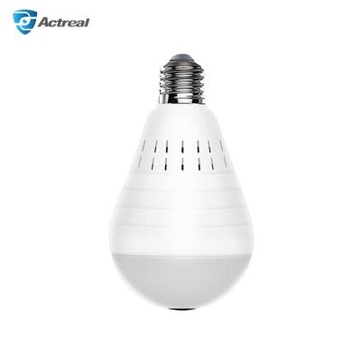 China 360 Degree View WiFi Bulb Camera Radio Two Way Talking Night Vision HD 960P IR Video Recording Motion Detection Night Vision for sale