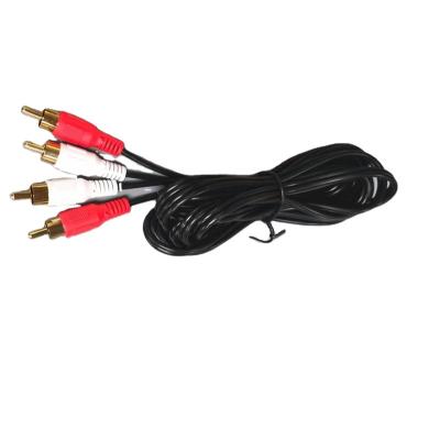 China Gold Plated Connectors High Quality Audio Cables 2rca Male To Rca Male Cables Computer Audio Video Cable for sale