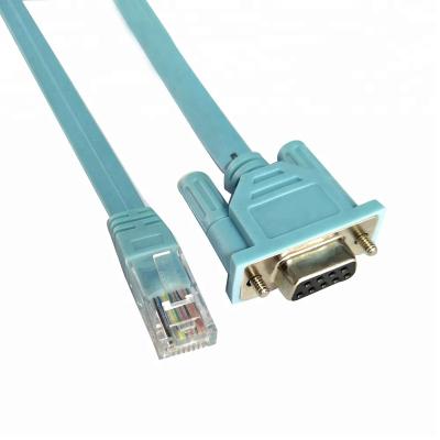 China Environmental Friendly DB9 Cable RJ45 To LAN LAN Rollover Console Cable Switch Line Too for sale