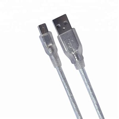 China Transparent AM Environmental Friendly Custom USB To BOM Mini Cable For Mini USB Cable for sale