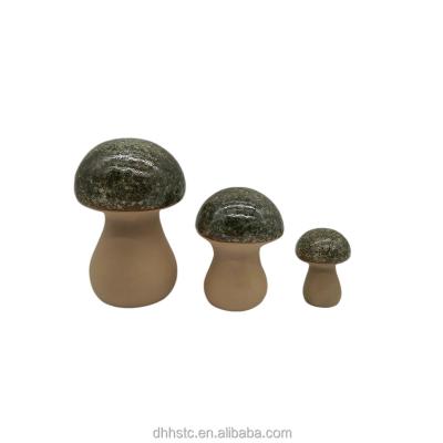 China PS19365 Minimalist Mushroom Shape Ceramic Ornament Decoration Bright Surface for sale