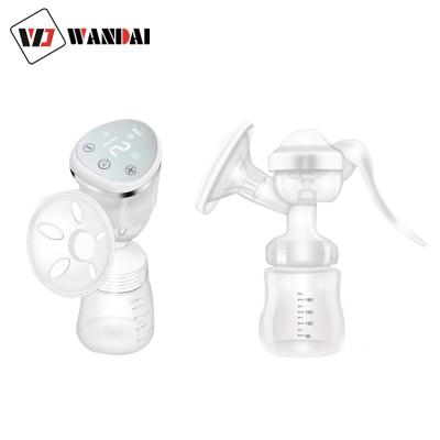 China Low Price Popular Material Hot Selling BPA Food Grade PP Breast Pump Comfortable Massage Breast Pump Free for sale