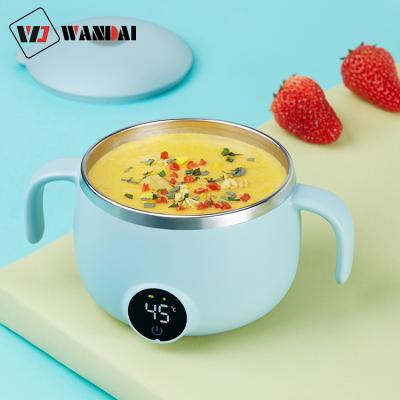 China BPA Constant Temperature Free Heating Smart Baby Bowl Magnetic Insulation Baby Kids Insulation Smart Bowl for sale