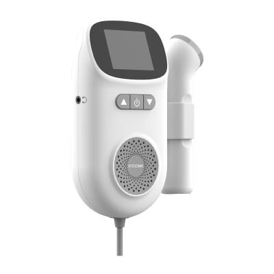 China ABS 2.5MHZ Fetal Doppler Heart Detector Home Use High Accuracy Fetal Doppler Monitor For Baby for sale