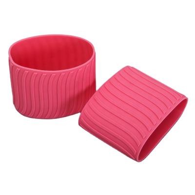 China Non-slip Sleeve Glass Silicone Cup Rubber Silicone Food Grade Resistance Temperature Heaven and Earth Cover for sale