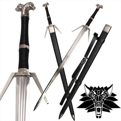 China Sale european vintage medieval witcher3 swords: wild hunt toy cosplay sword for sale